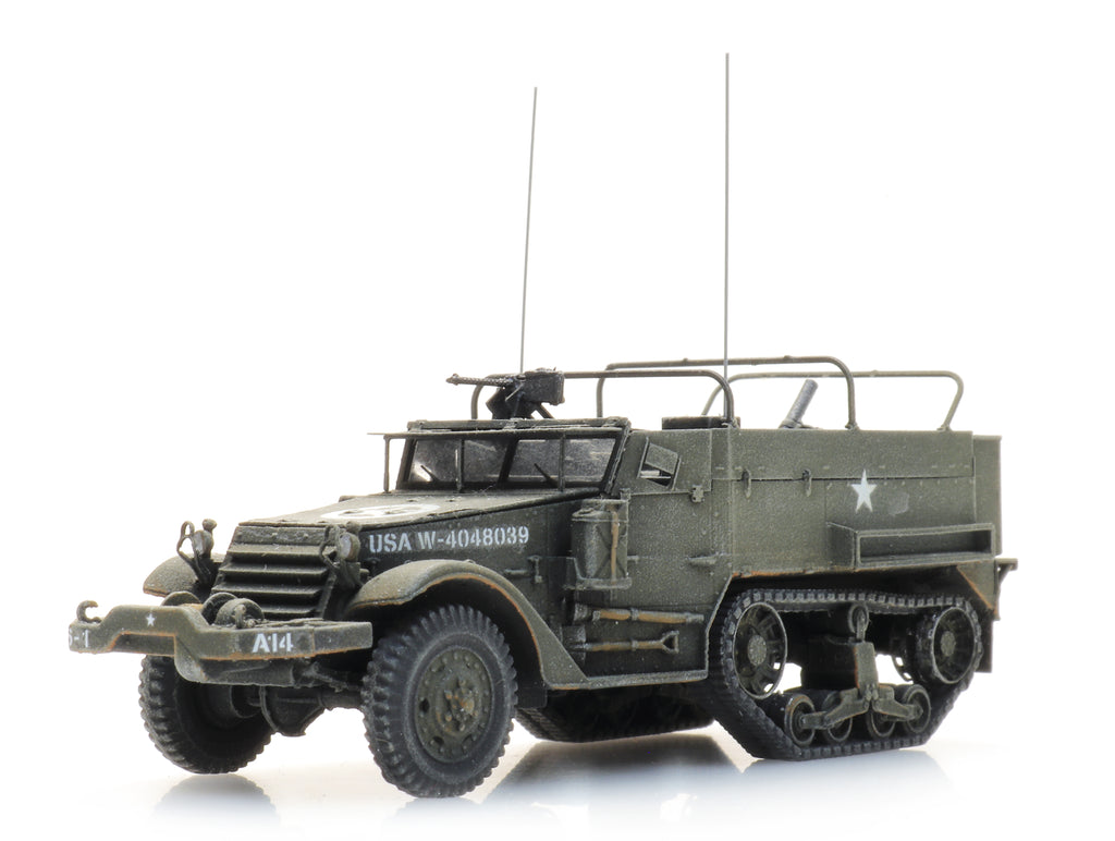 Artitec US M4A1 Halftrack 81mm Mortar 6870438 – 1:87 HO Scale Model
