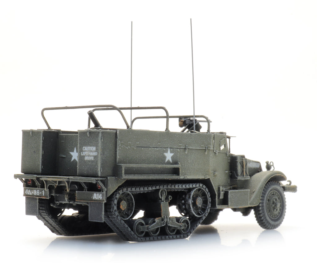 Artitec US M4A1 Halftrack 81mm Mortar 6870438 – 1:87 HO Scale Model