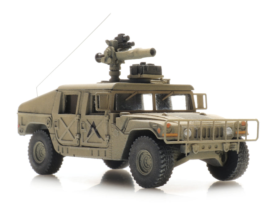 Artitec 6870539 US HMMWV Desert TOW 1:87 HO Scale Model