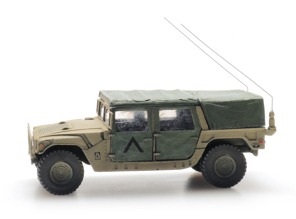 Artitec 6870540 US Humvee Desert Jeep TK/INF 1:87 HO Scale Model