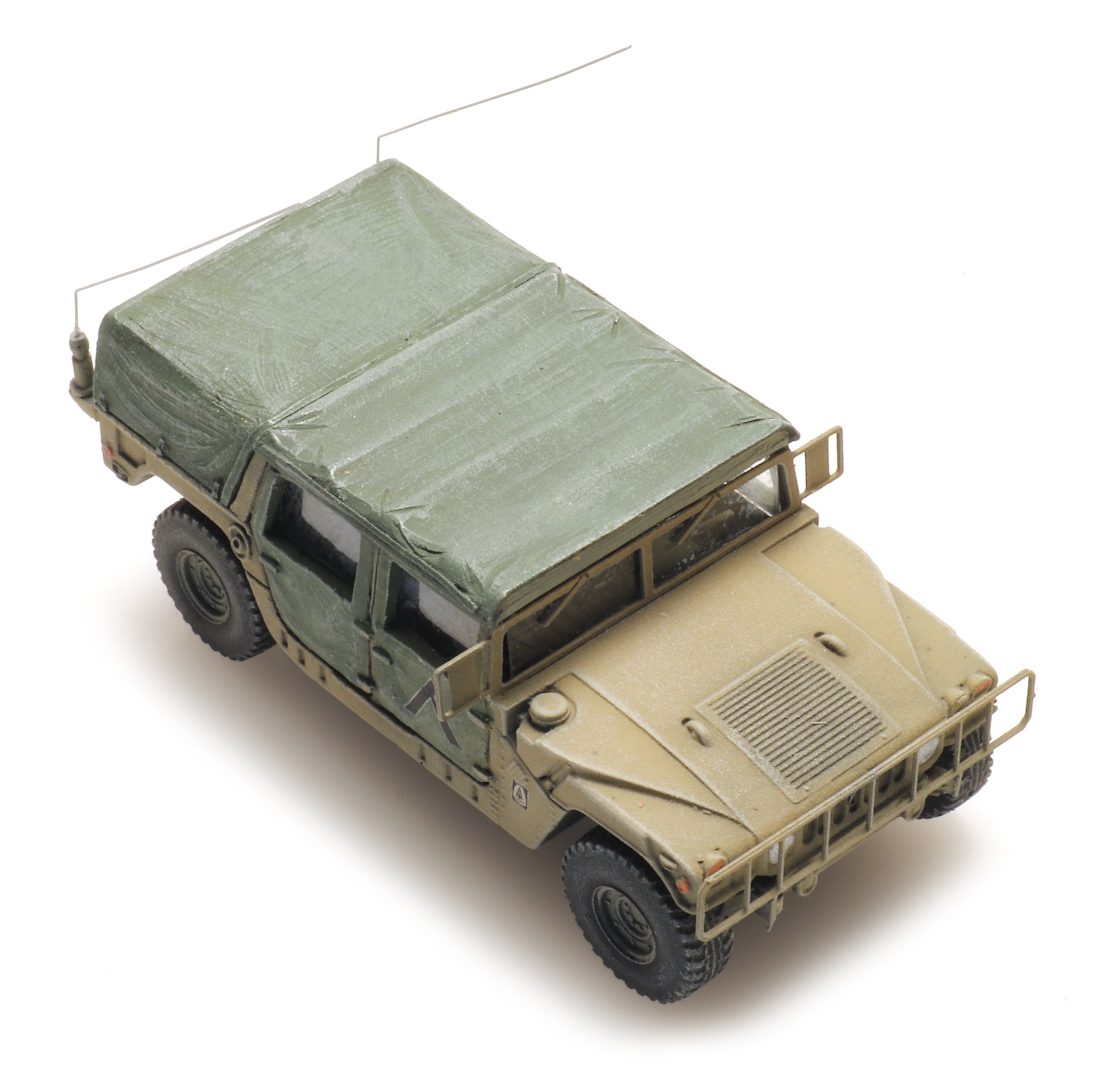 Artitec 6870540 US Humvee Desert Jeep TK/INF 1:87 HO Scale Model