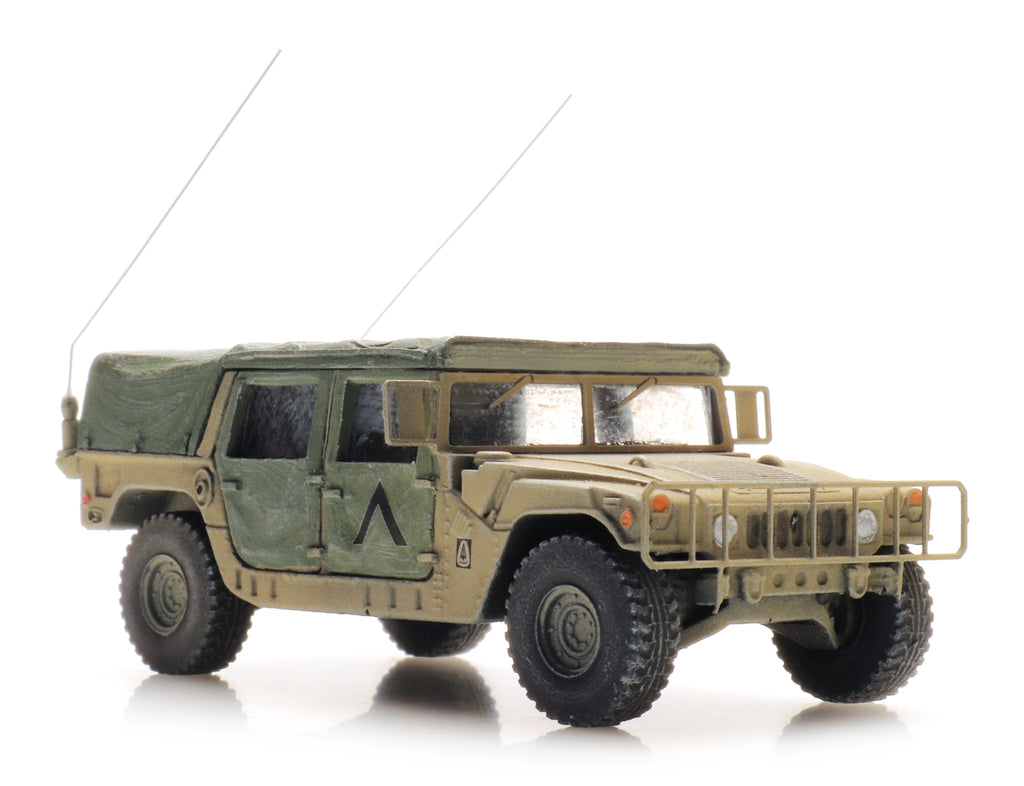 Artitec 6870540 US Humvee Desert Jeep TK/INF 1:87 HO Scale Model