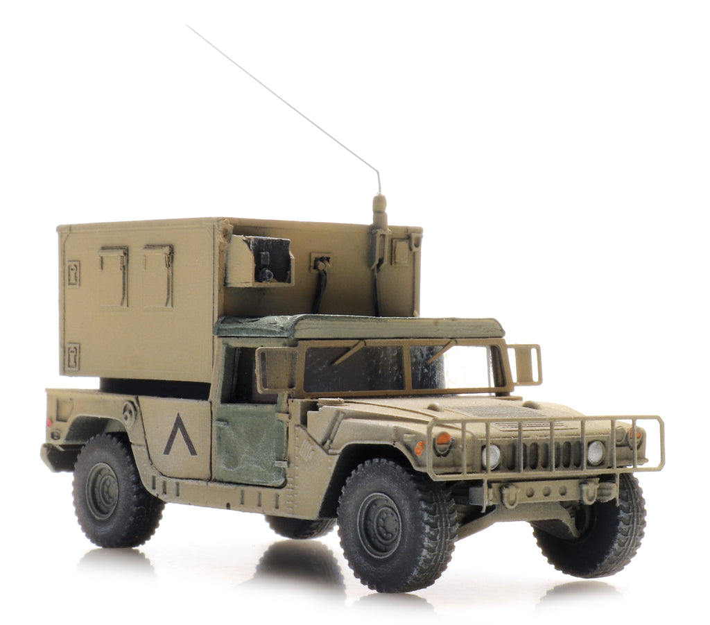 Artitec 6870541 US HMMWV Desert Shelter TK-HQ Unit 1:87 HO Scale Model