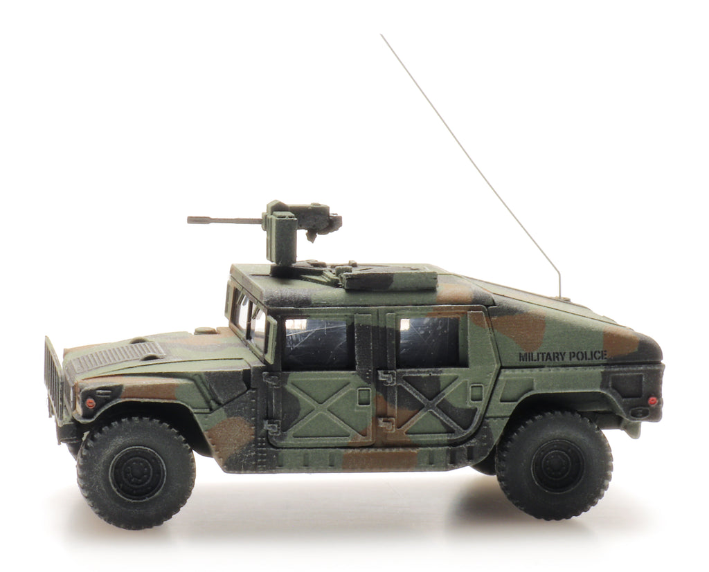 Artitec 6870545 US HMMWV Camo Armored GW MP 1:87 HO Scale Model