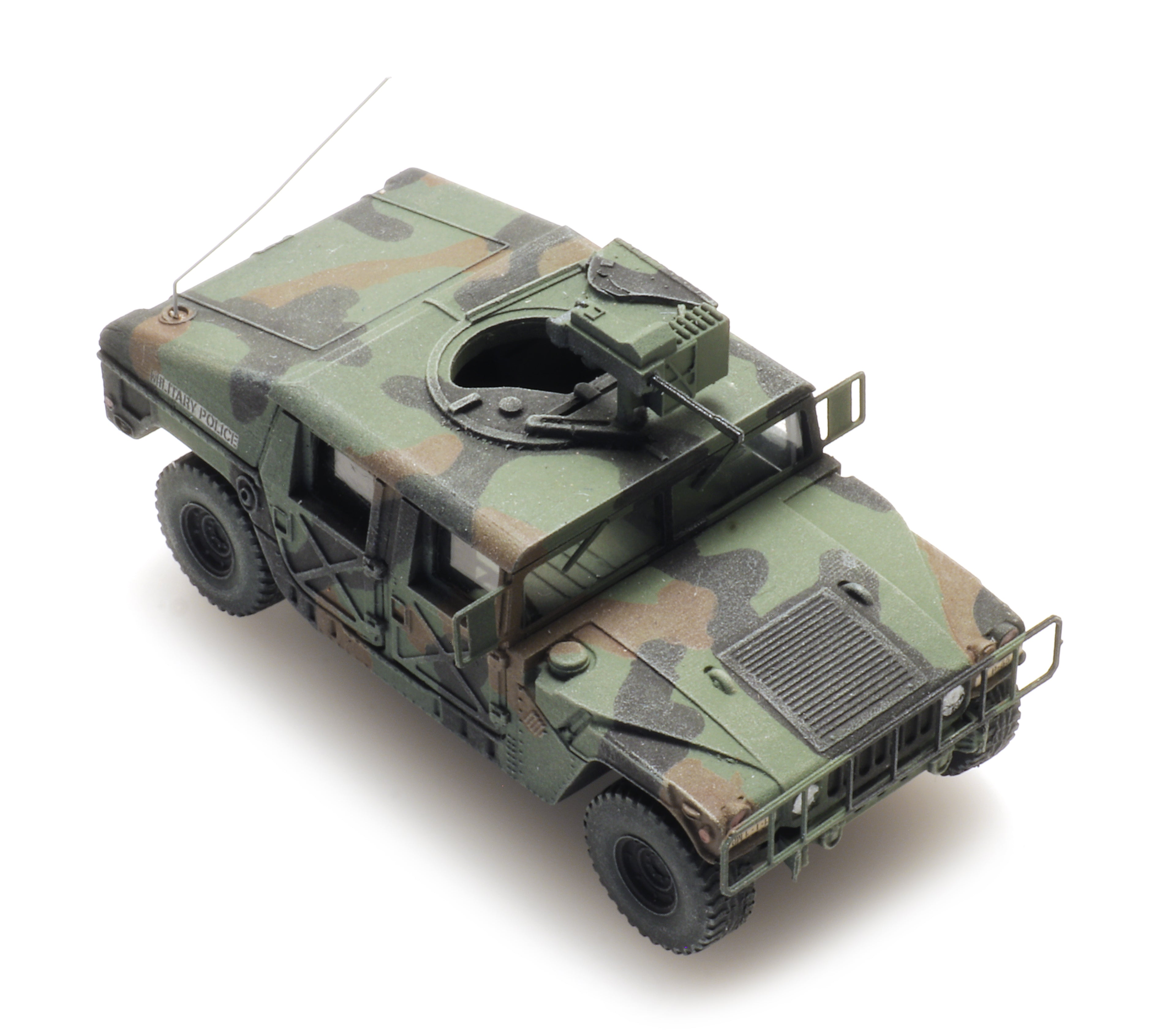 Artitec 6870545 US HMMWV Camo Armored GW MP 1:87 HO Scale Model