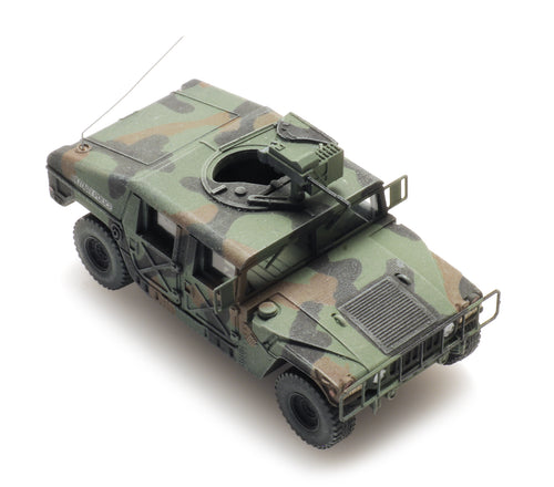 Artitec 6870545 US HMMWV Camo Armored GW MP 1:87 HO Scale Model
