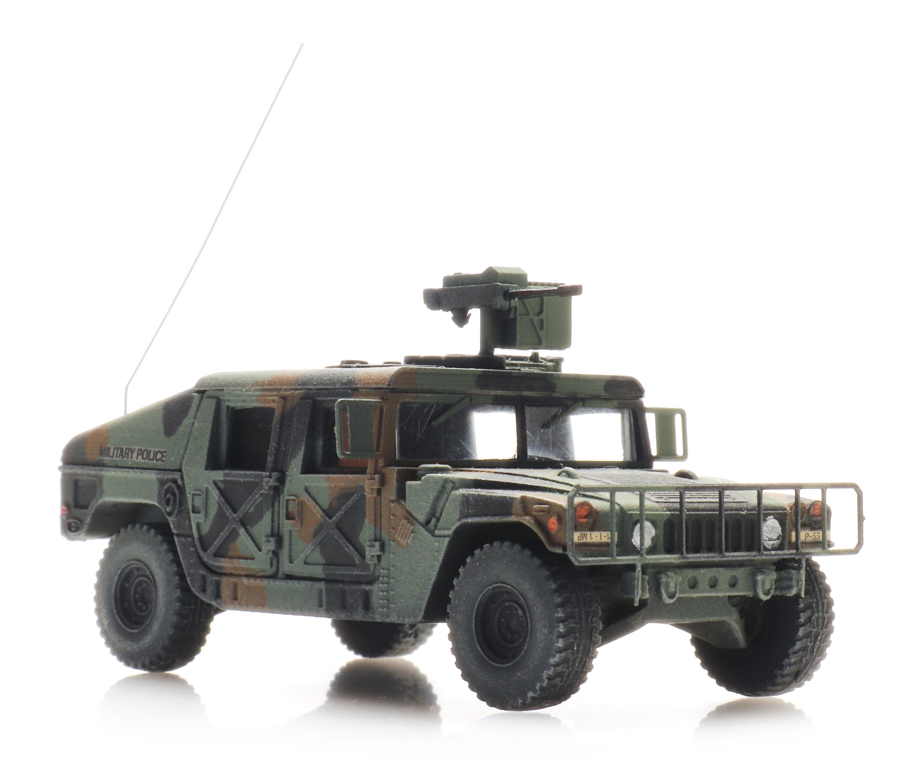 Artitec 6870545 US HMMWV Camo Armored GW MP 1:87 HO Scale Model