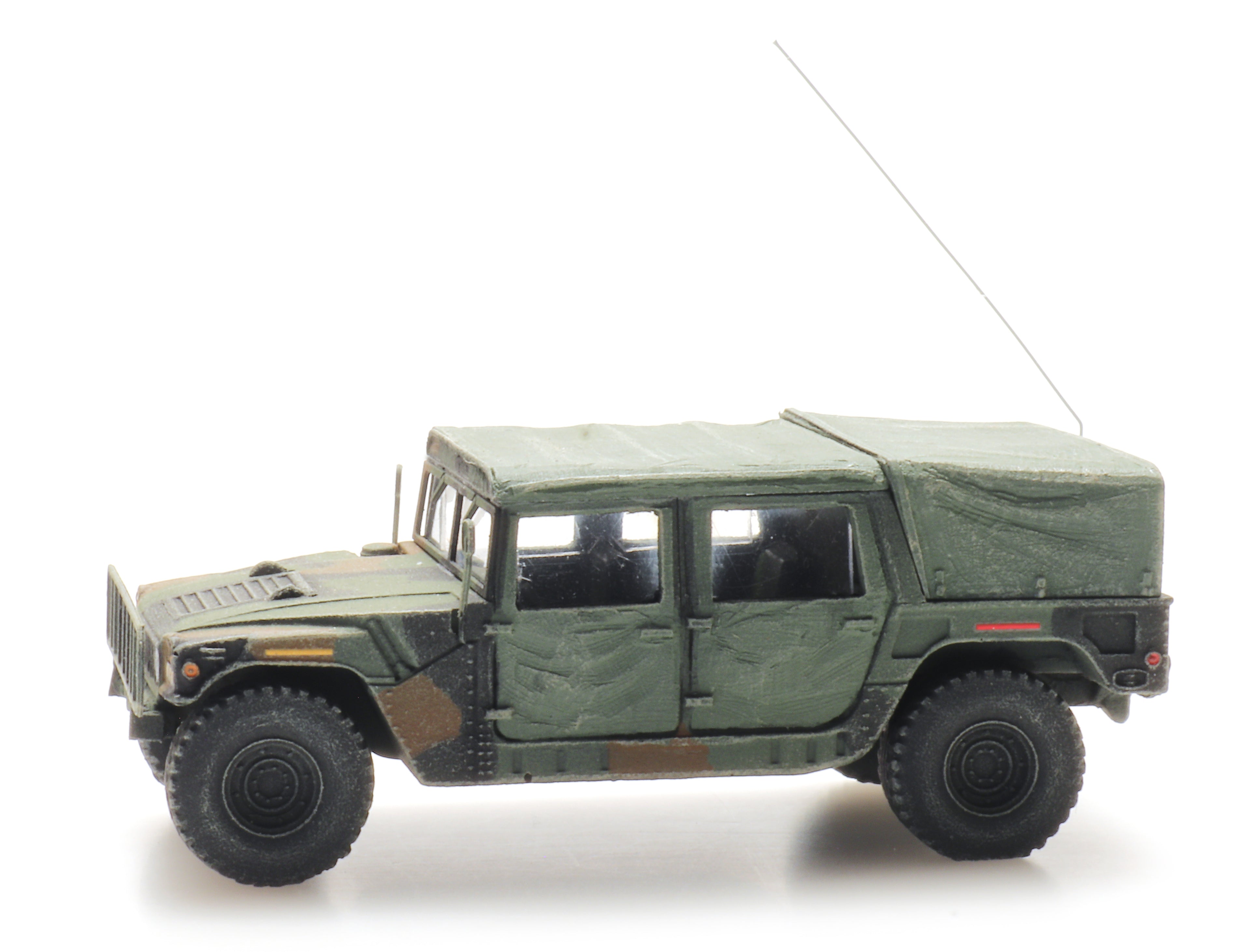 Artitec 6870552 US Humvee Camo Jeep TK/INF 1:87 HO Scale Model