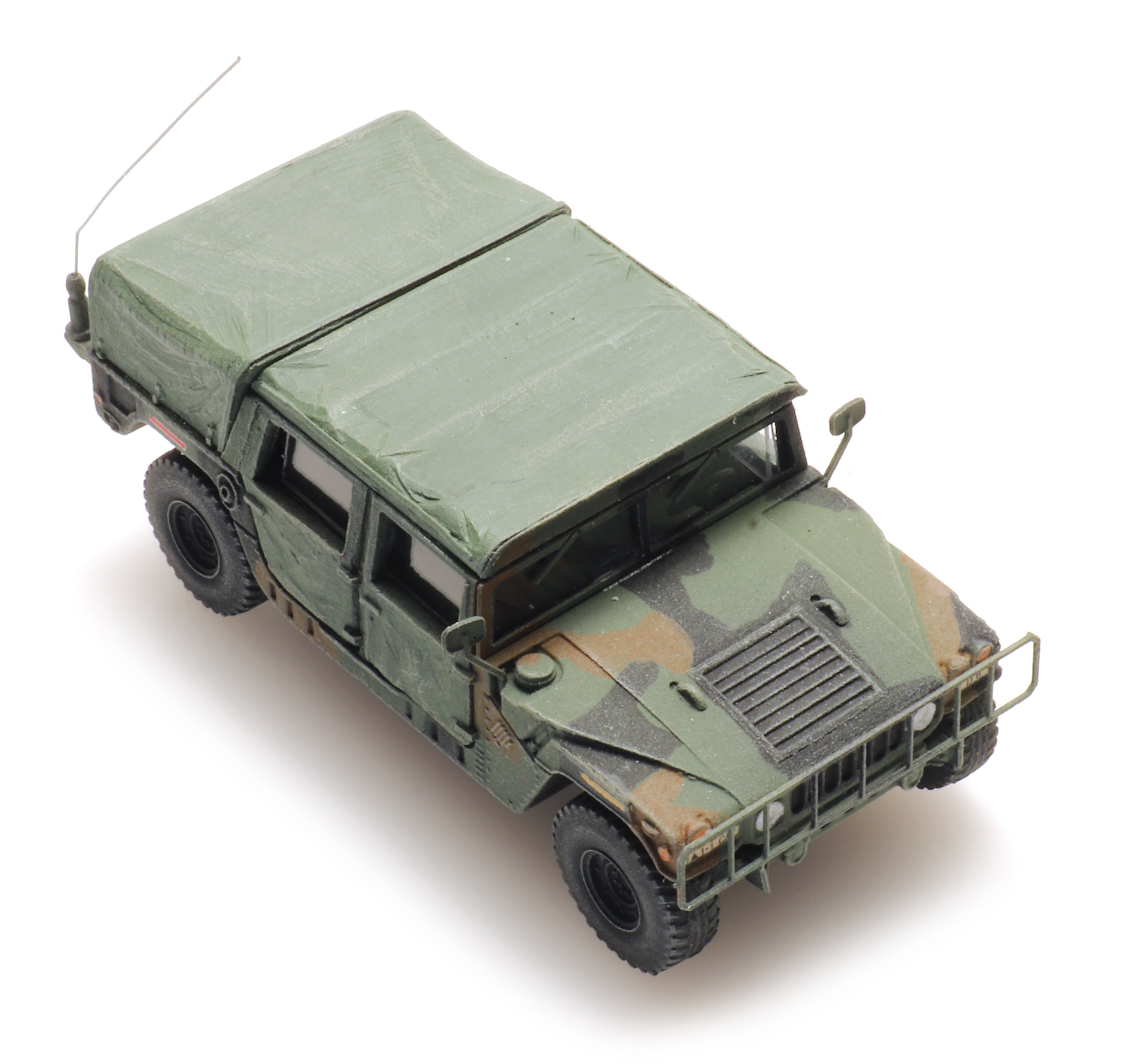Artitec 6870552 US Humvee Camo Jeep TK/INF 1:87 HO Scale Model