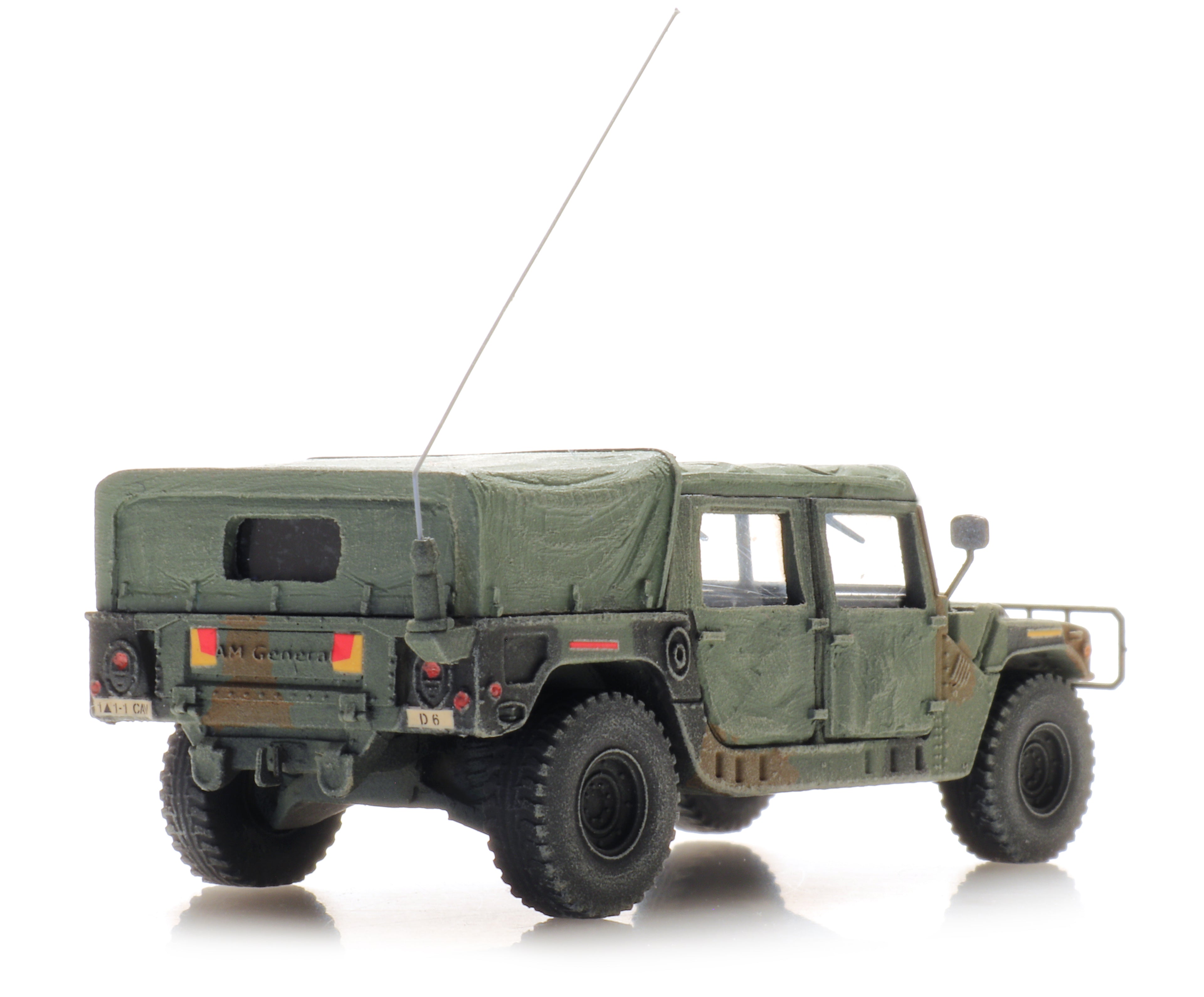 Artitec 6870552 US Humvee Camo Jeep TK/INF 1:87 HO Scale Model