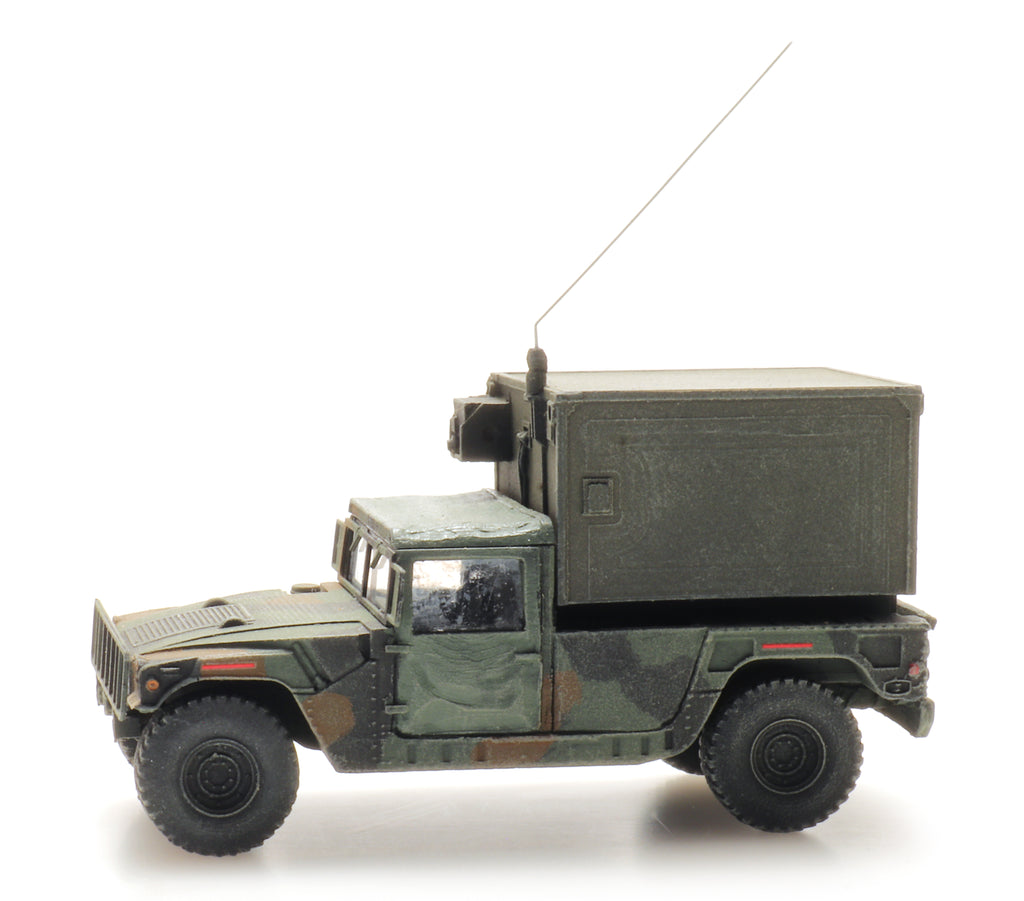 Artitec 6870553 US Humvee Camo Shelter TK-HQ Unit 1:87 HO Scale Model