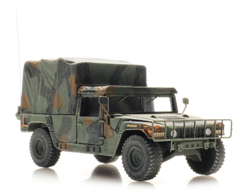 Artitec 6870554 US HMMWV Camo Cargo TK-HQ Unit 1:87 HO Scale Model