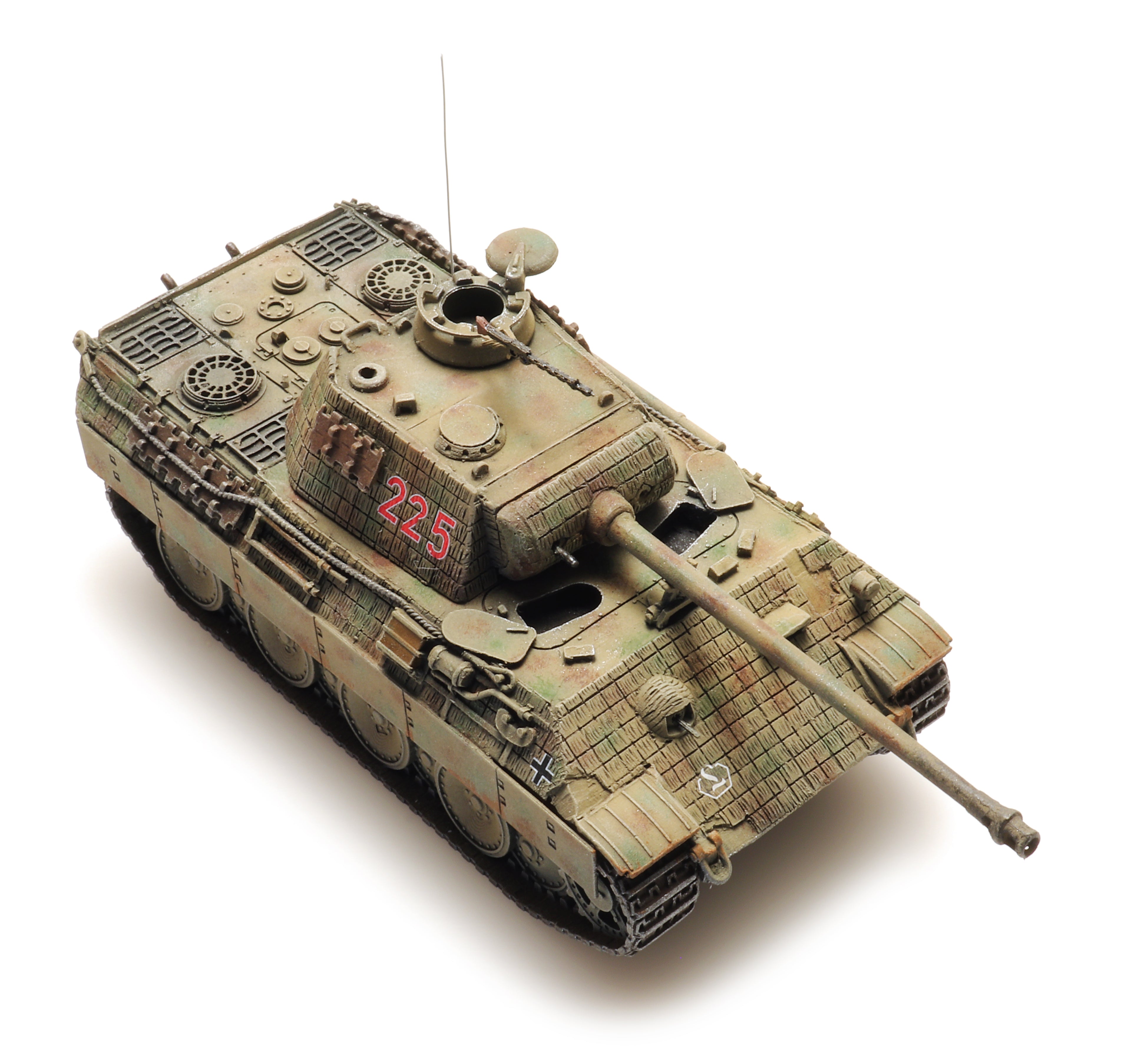 Artitec German Panther Ausf. A Three-Tone Camouflage 6870563 – 1:87 HO Scale Model