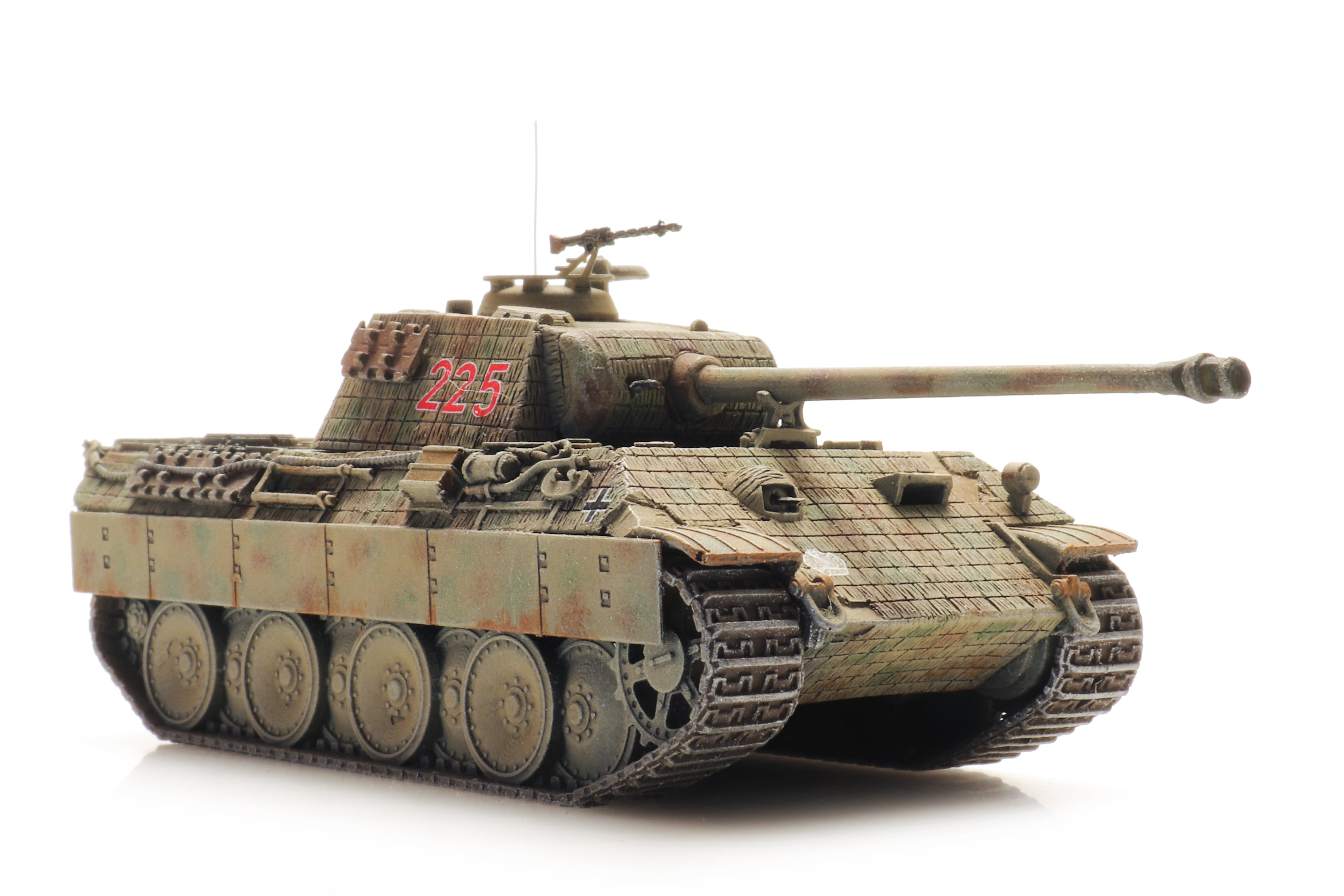 Artitec German Panther Ausf. A Three-Tone Camouflage 6870563 – 1:87 HO Scale Model