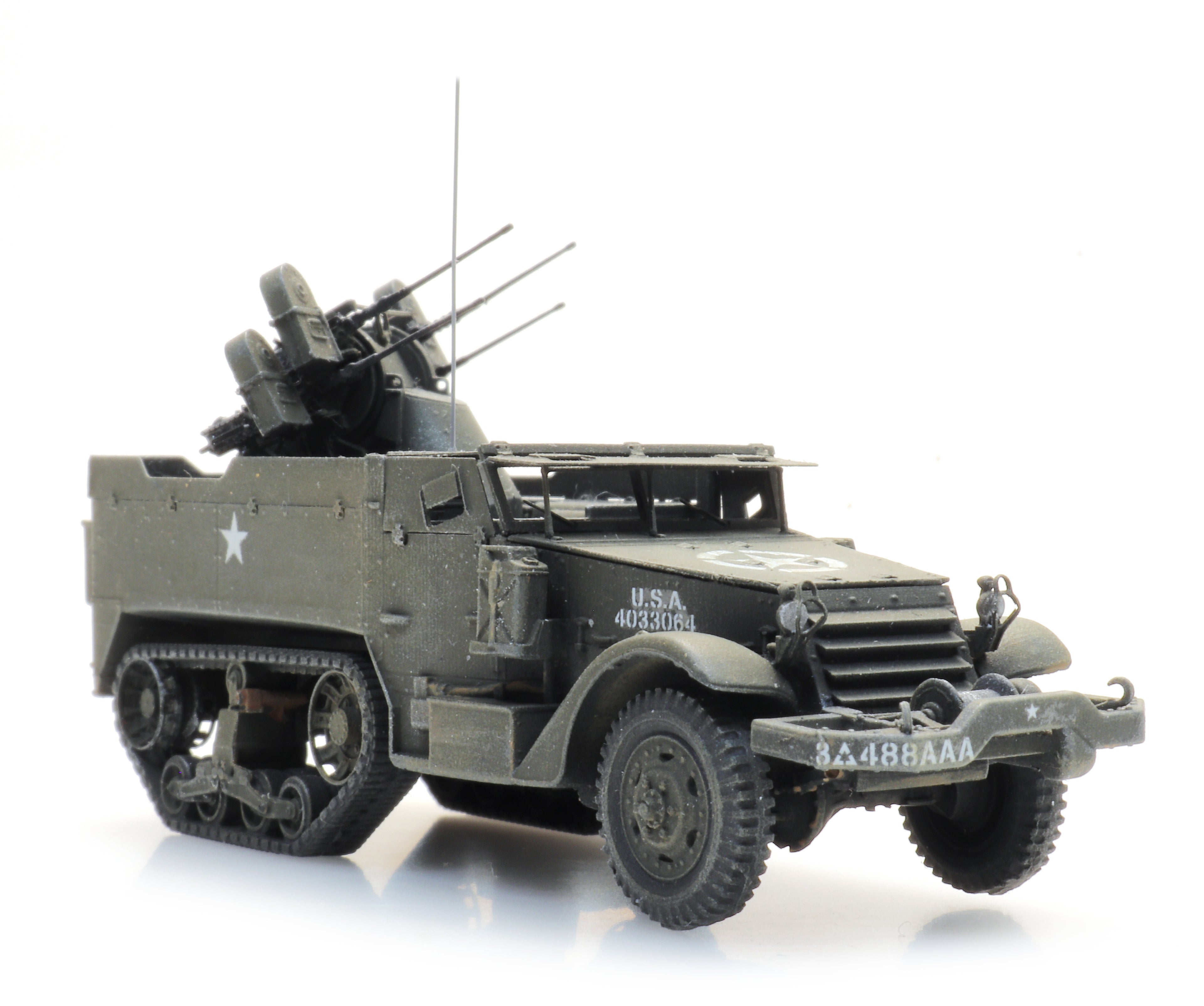 Artitec US M16 Halftrack Anti-Air 6870565 – 1:87 HO Scale Model