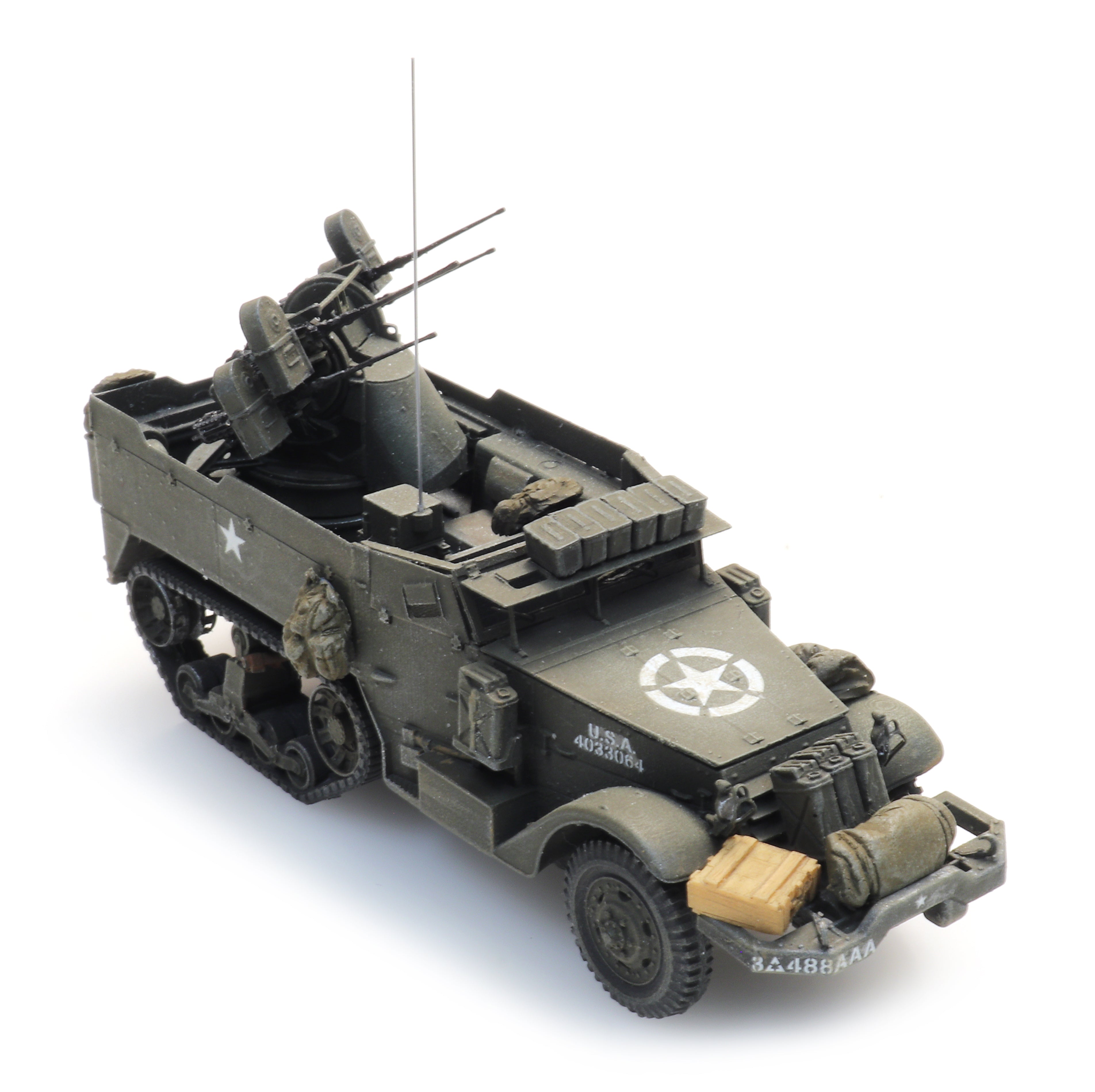 Artitec US M16 Halftrack Anti-Air 6870565 – 1:87 HO Scale Model
