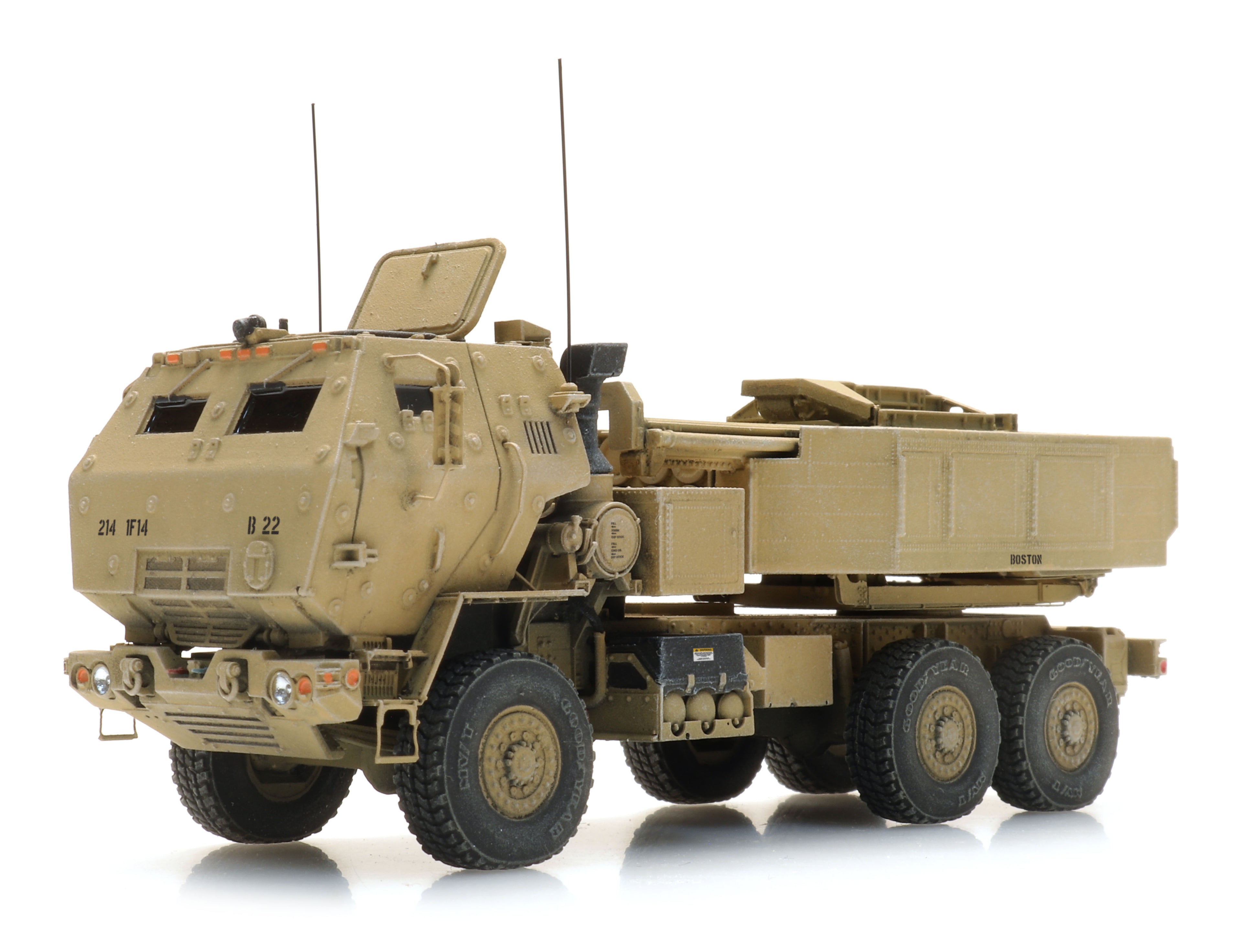 Artitec US M142 HIMARS Desert 1:87 HO Scale Model
