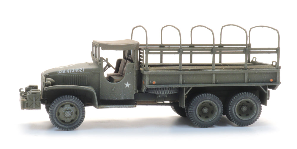 Artitec US GMC CCKW-353 Cargo Truck with Open Bed 1:87 HO Scale Model