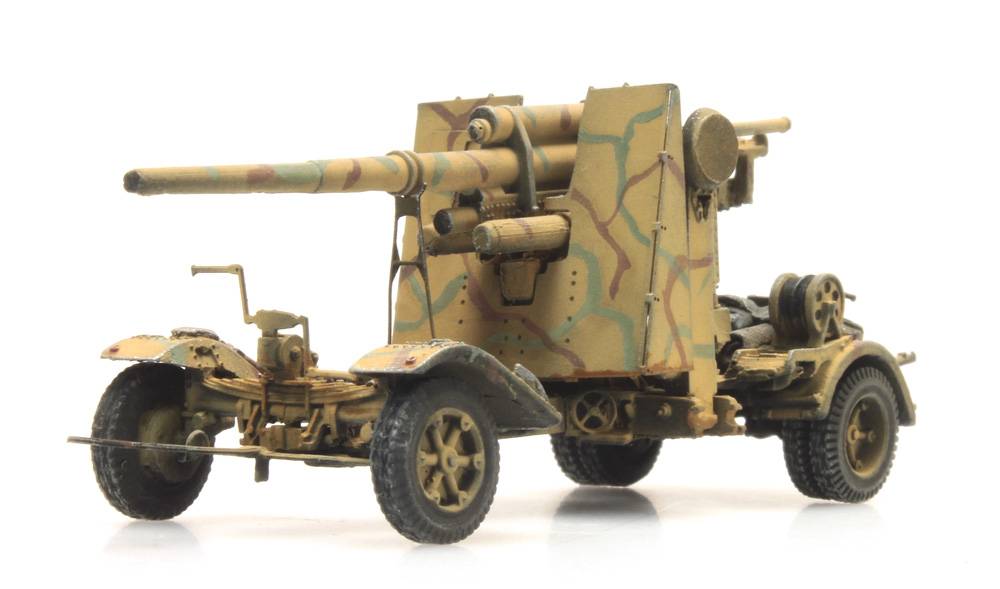 Artitec German 88 mm Flak 18 Camouflage 6870071 – 1:87 HO Scale Model