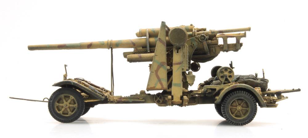 Artitec German 88 mm Flak 18 Camouflage 6870071 – 1:87 HO Scale Model