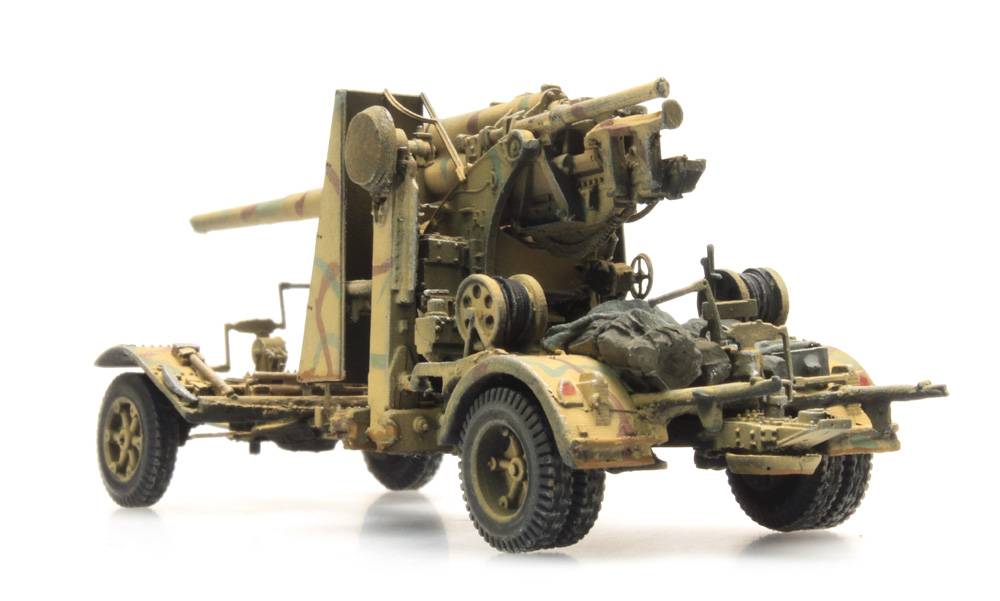 Artitec German 88 mm Flak 18 Camouflage 6870071 – 1:87 HO Scale Model