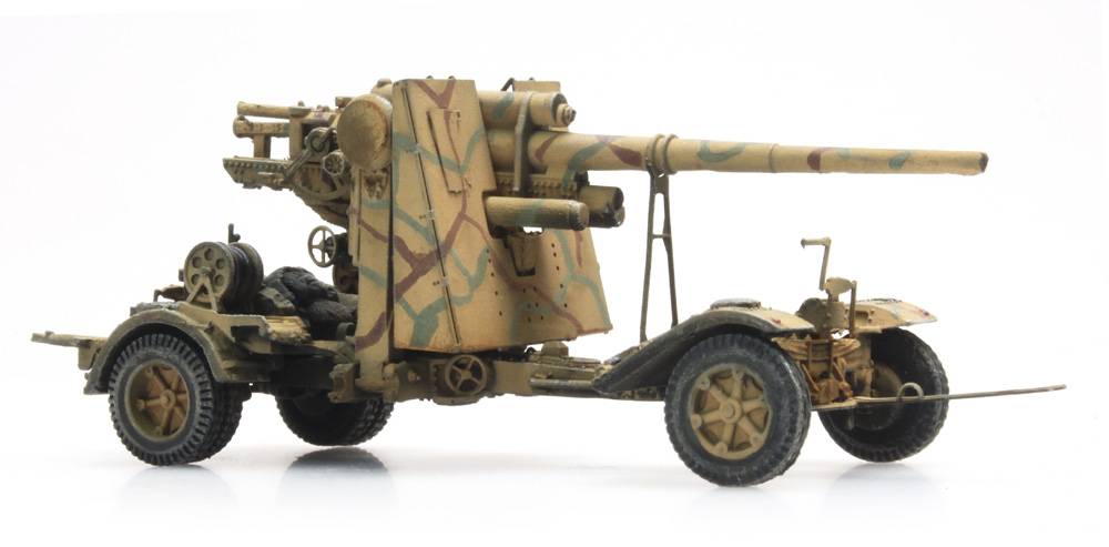 Artitec German 88 mm Flak 18 Camouflage 6870071 – 1:87 HO Scale Model