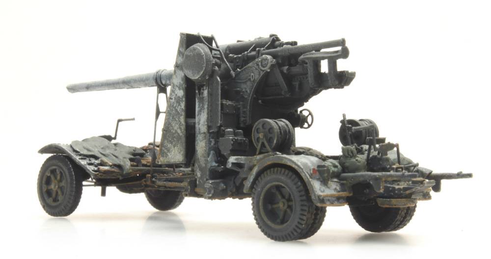 Artitec German 88 mm Flak 18 Winter 6870072 – 1:87 HO Scale Model