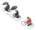 Artitec Cyclists in the Rain 1:87 HO Scale Figures 5870016