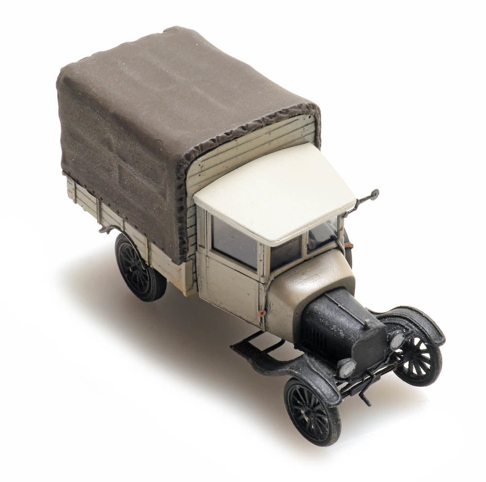 Artitec 387.470 Ford Model TT covered cargo truck in grey – 1:87 HO scale