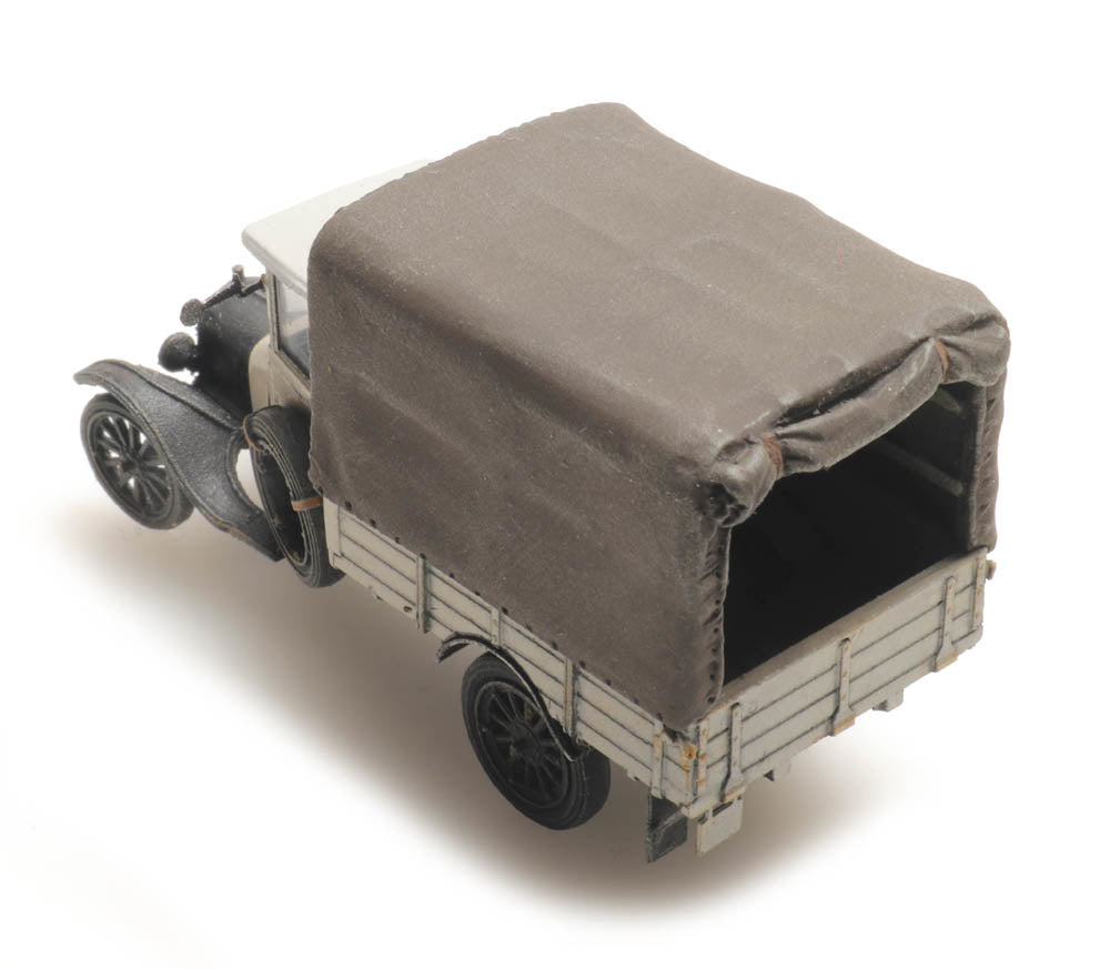 Artitec 387.470 Ford Model TT covered cargo truck in grey – 1:87 HO scale