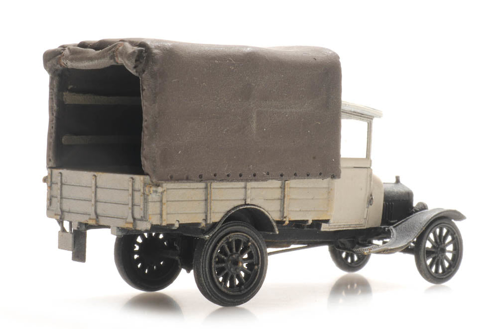 Artitec 387.470 Ford Model TT covered cargo truck in grey – 1:87 HO scale