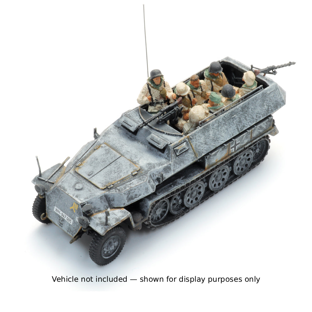Artitec Wehrmacht Winter Crew Displayed in Sd.Kfz. 251 Vehicle Not Included
