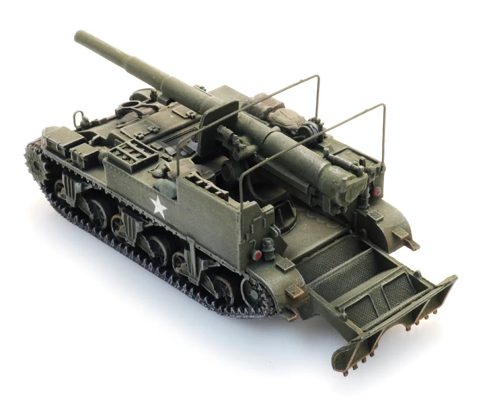 Artitec US M12 155mm Gun Motor Carriage in olive drab, 1:87 HO scale, item 387.78