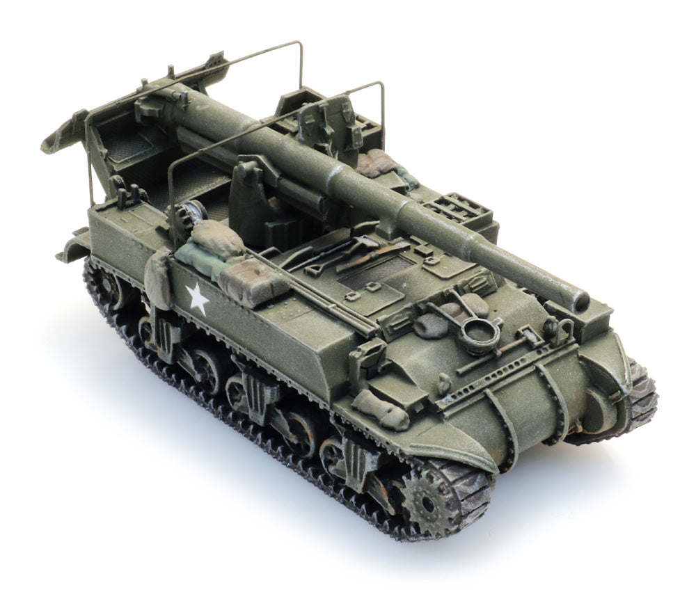 Artitec US M12 155mm Gun Motor Carriage in olive drab, 1:87 HO scale, item 387.78