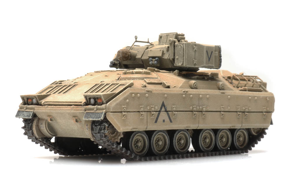 Artitec 6870266 US M2 IFV Bradley Desert Train Load 1:87 HO Scale Model