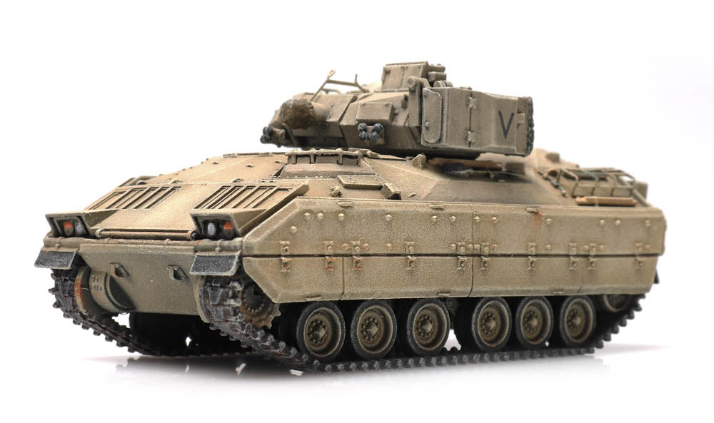 Artitec 6870271 US M3 CFV Bradley Desert Train Load 1:87 HO Scale Model