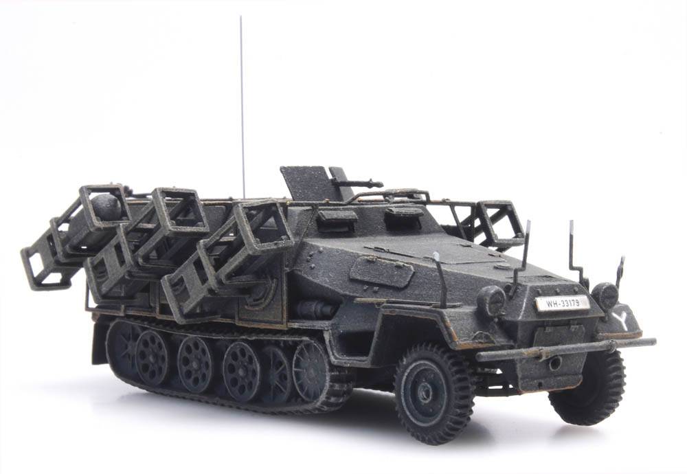 German Sd.Kfz. 251/1 Ausf. B with Wurfrahmen, Gray (387.402)
