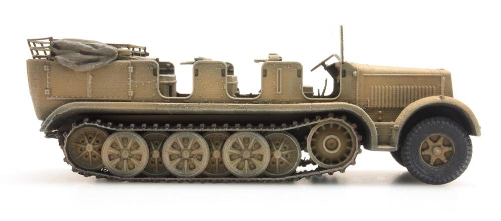 Artitec 6870066 German Sd.Kfz. 7 8t Afrikakorps half-track in desert yellow – 1:87 HO scale