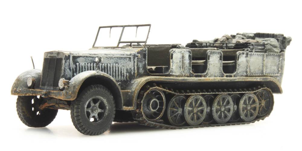 Artitec German Sd.Kfz. 7 Zugkraftwagen 8t Winter 6870068 – 1:87 HO Half-Track Model
