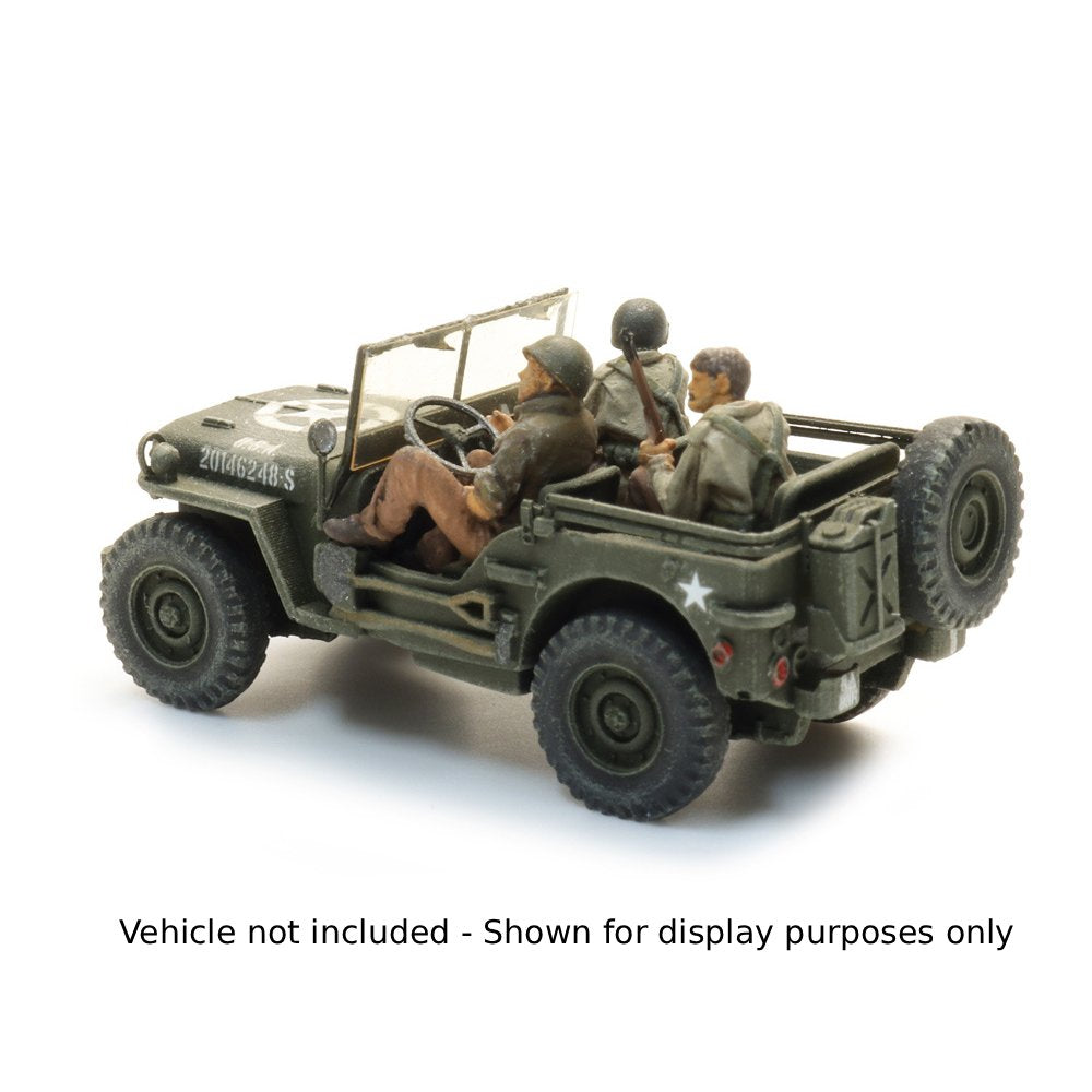 Artitec US Army Jeep Crew, 3 Figures 5870120