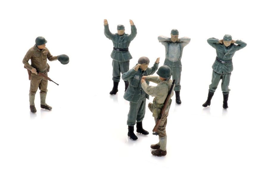 Artitec German WWII Wehrmacht POWs with US Guards, 6 Figures 5870054