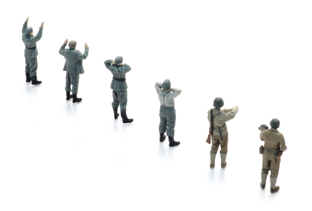 Artitec German WWII Wehrmacht POWs with US Guards, 6 Figures 5870054